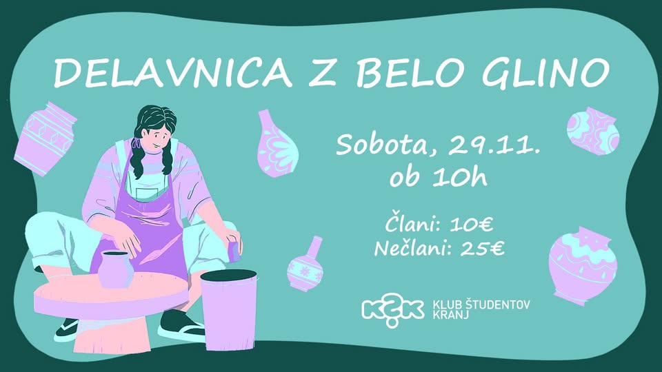 DELAVNICA Z BELO GLINO
