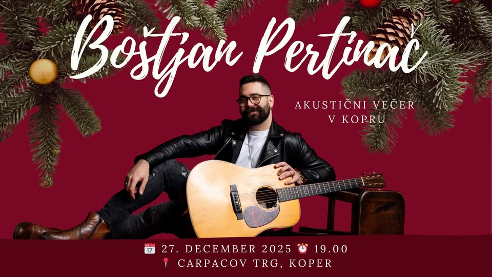 Boštjan Pertinac – Akustični večer v Kopru