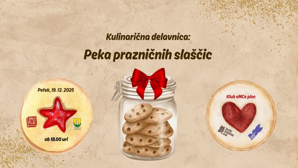 Kulinarična delavnica: Peka prazničnih slaščic