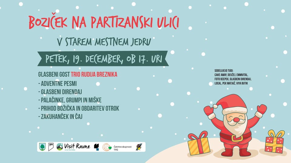 Božiček na Partizanski ulici // Čarobni december v mestu