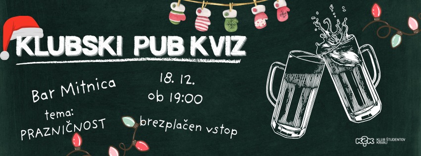 KLUBSKI PUB KVIZ #