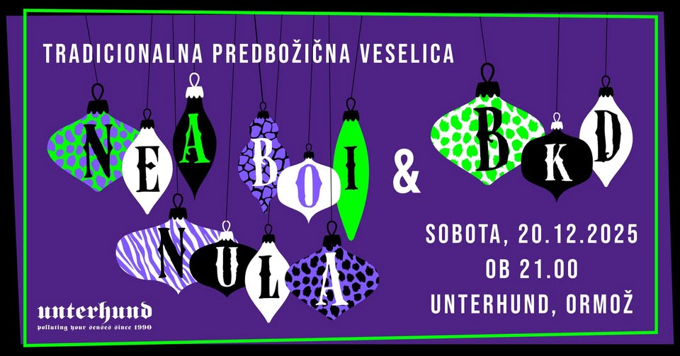 PREDBOŽIČNI KONCERT: NEA BOI NULA + TBA