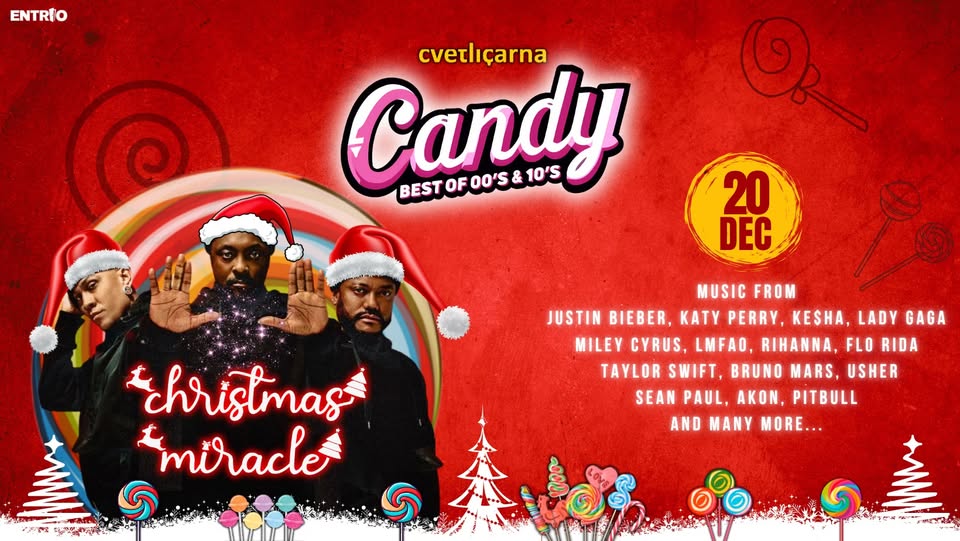 CANDY (00's & 10's Pop Hits) X-MAS MIRACLE @ Cvetličarna 20.12.