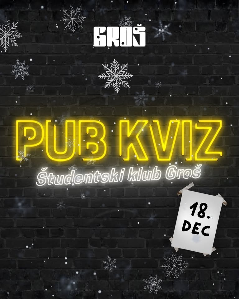 Pub kviz - 18.12.2025