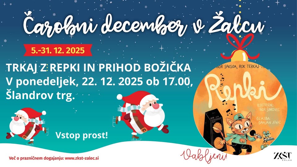 TRKAJ Z REPKI IN PRIHOD BOŽIČKA