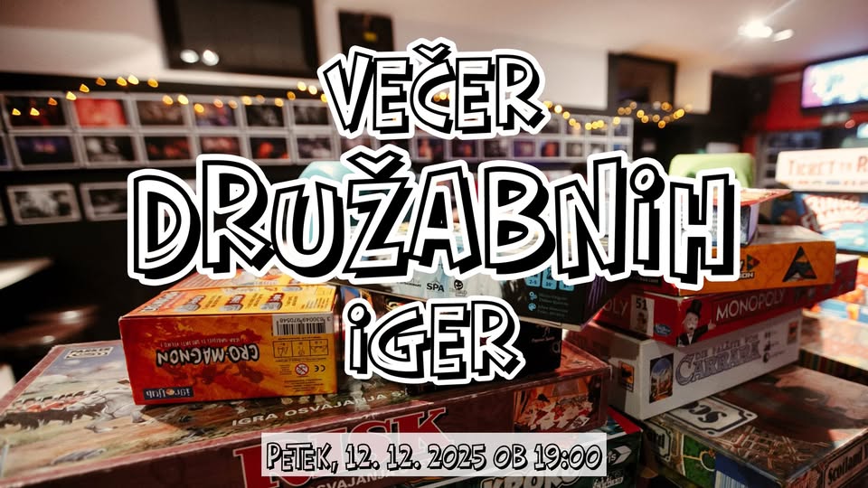 Večer družabnih iger // KMKC Kompleks