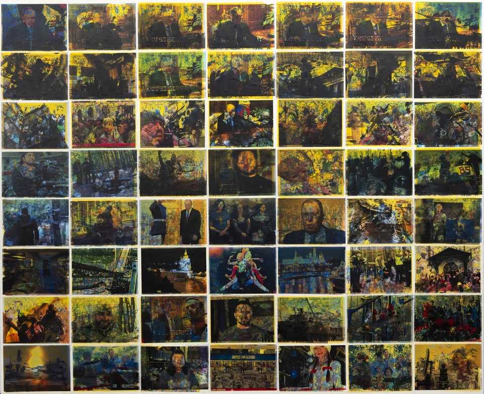 Odprtje razstave Valentin Oman, In Memoriam: Križev pot Ukrajina/Bližnji vzhod