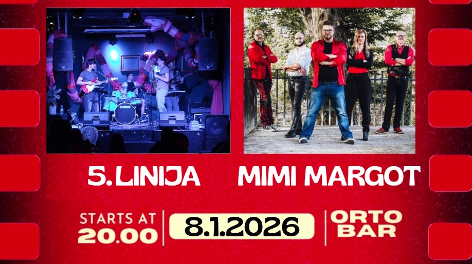 MIMI MARGOT in 5. LINIJA | Orto Bar | 8.1.2026