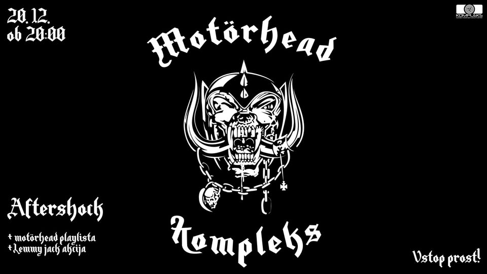 Motörhead night / X obletnica // KMKC Kompleks