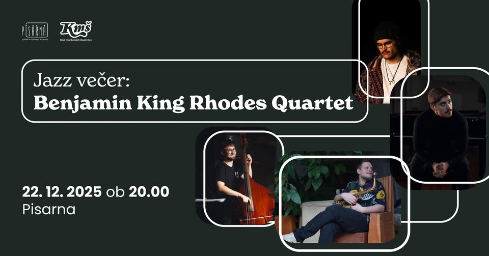 Jazz večer: Benjamin King Rhodes Quartet