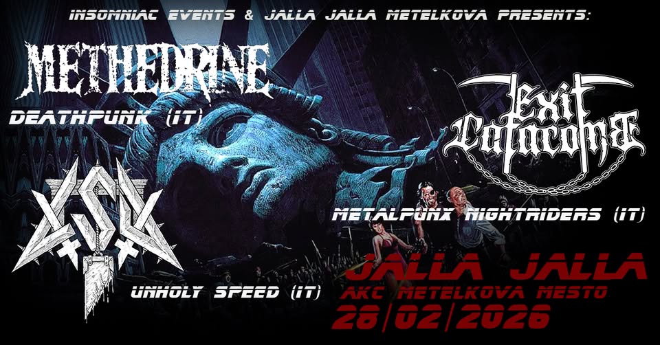Methedrine ( HC Punk-IT), L.S.D. (Speed Metal-IT), Exit Catacomb (Speed/Black Metal- IT)