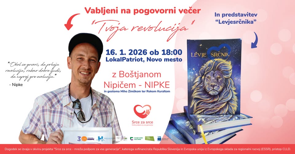 Pogovorni večer z Nipketom: "Tvoja revolucija"