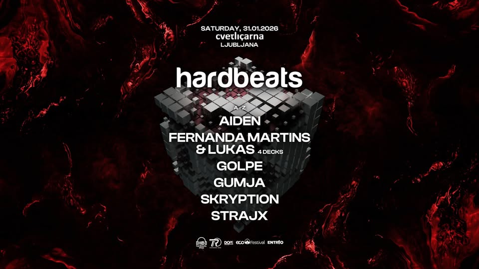 HardBeats - Schranz Edition | 31.1.2026 | Cvetlicarna, Ljubljana