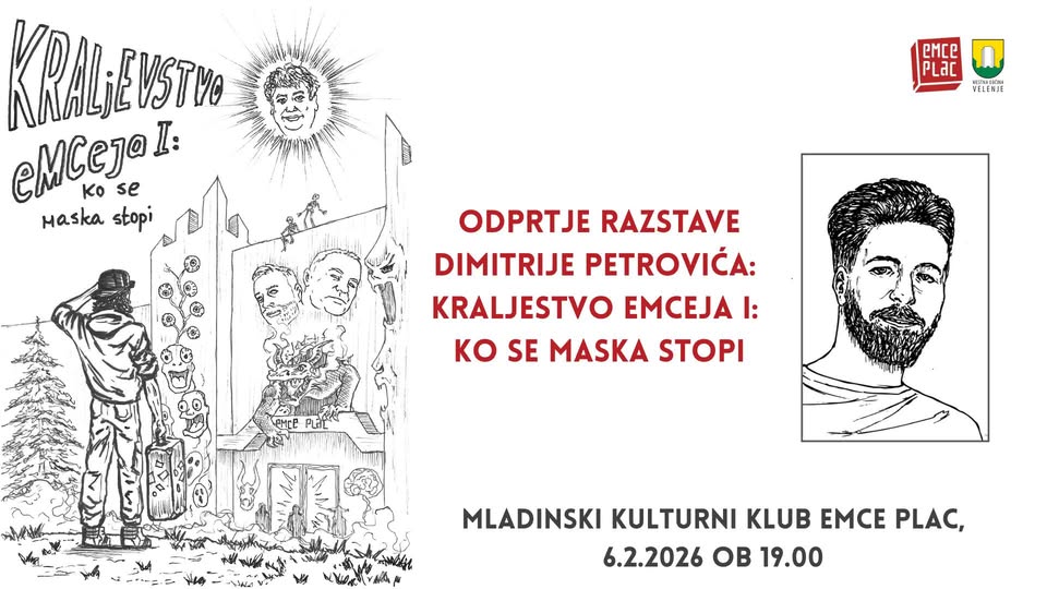 Odprtje razstave Dimitrije Petrovića: Kraljestvo eMCeja I: Ko se maska stopi