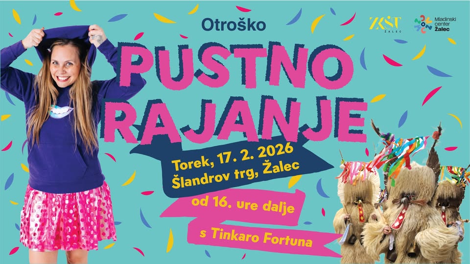 Otroško pustno rajanje s Tinkaro Fortuna