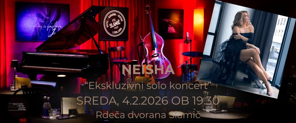 NEISHA / "Ekskluzivni solo koncert" / Rdeča dvorana Slamič