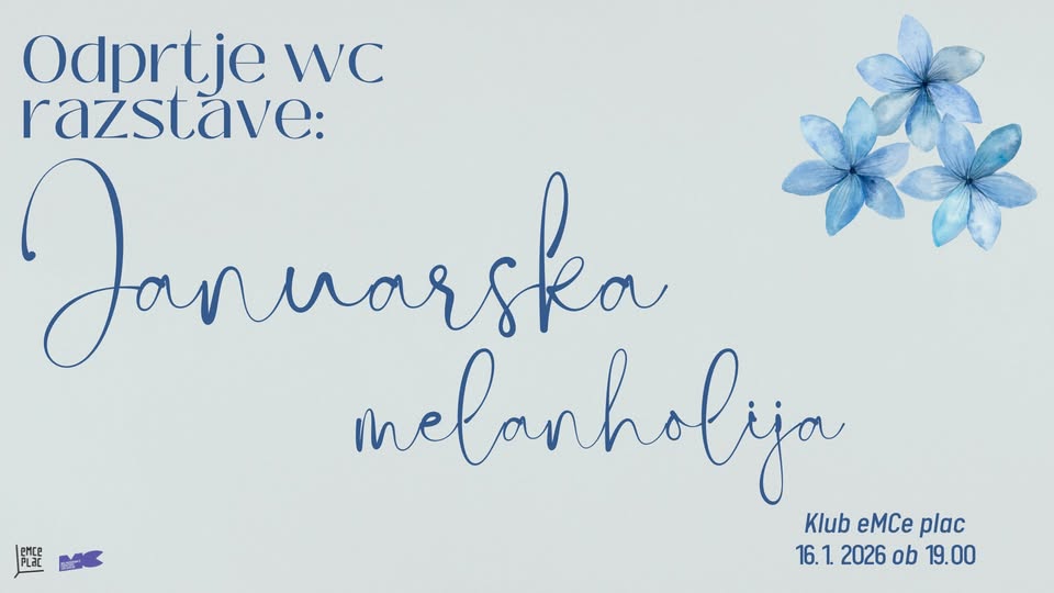 Odprtje WC razstave: Januarska melanholija