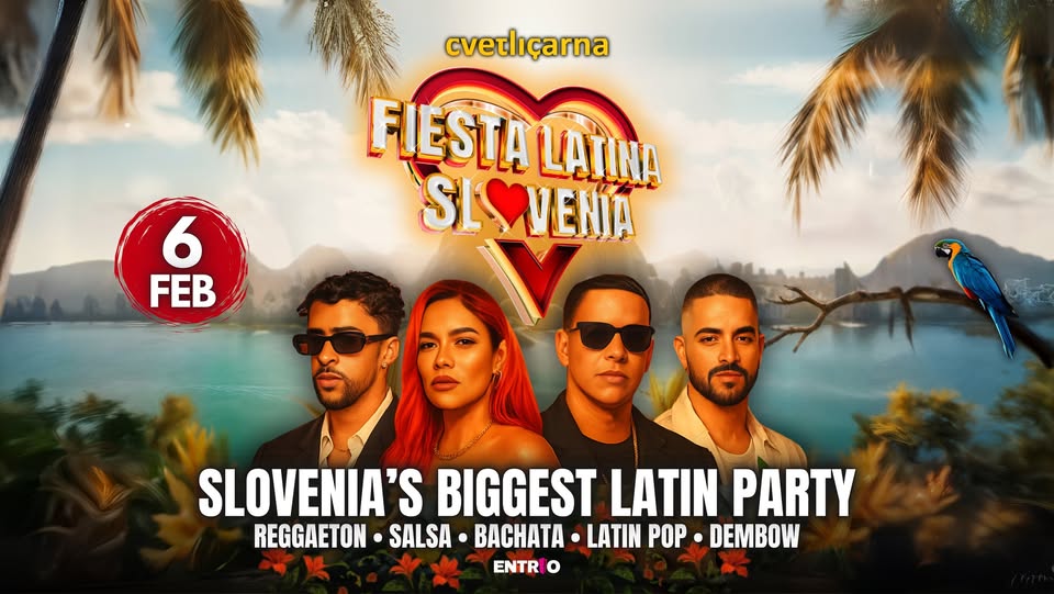 FIESTA LATINA SLOVENIA Cvetličarna 6. FEBRUAR