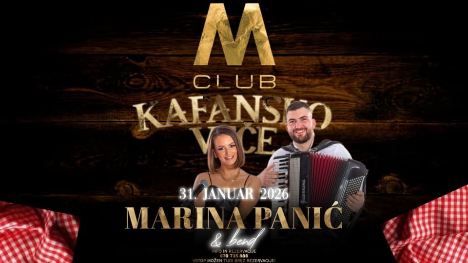 KAFANSKO VEČE - MARINA PANIĆ & BAND