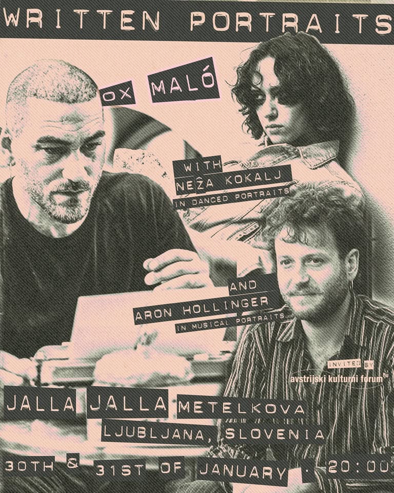 Written Portraits + Danced Portraits + Musical Portraits