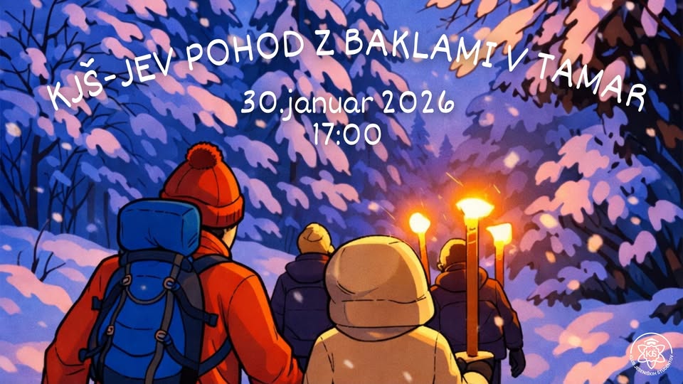 KJŠ-jev pohod z baklami v Tamar 2026