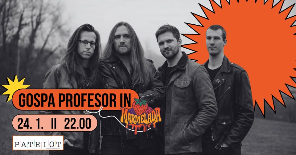 Koncert: Gospa profesor in Marmelada