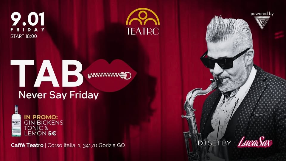 TABOO – Never Say Friday @caffeteatro