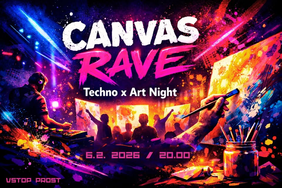 Canvas Rave - Techno x Art Night // KMKC Kompleks