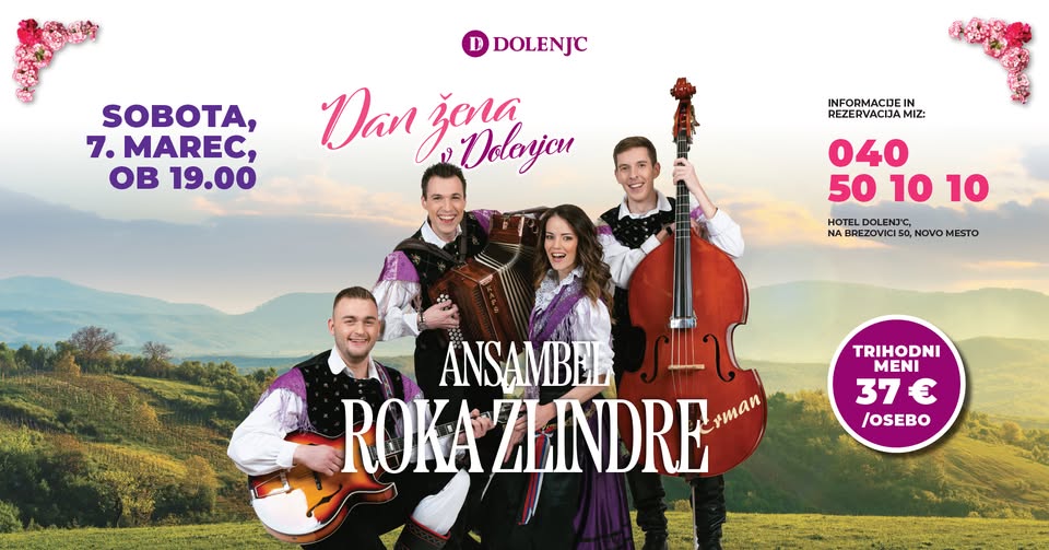 DAN ŽENA V DOLENJ'CU | Ansambel Roka Žlindre
