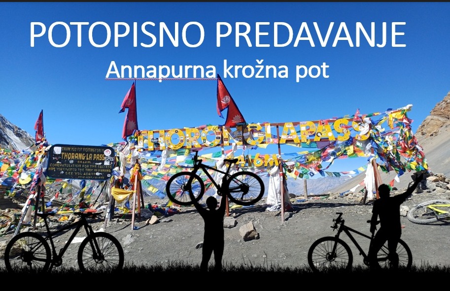POTOPISNO PREDAVANJE: Annapurna, krožna pot s kolesi