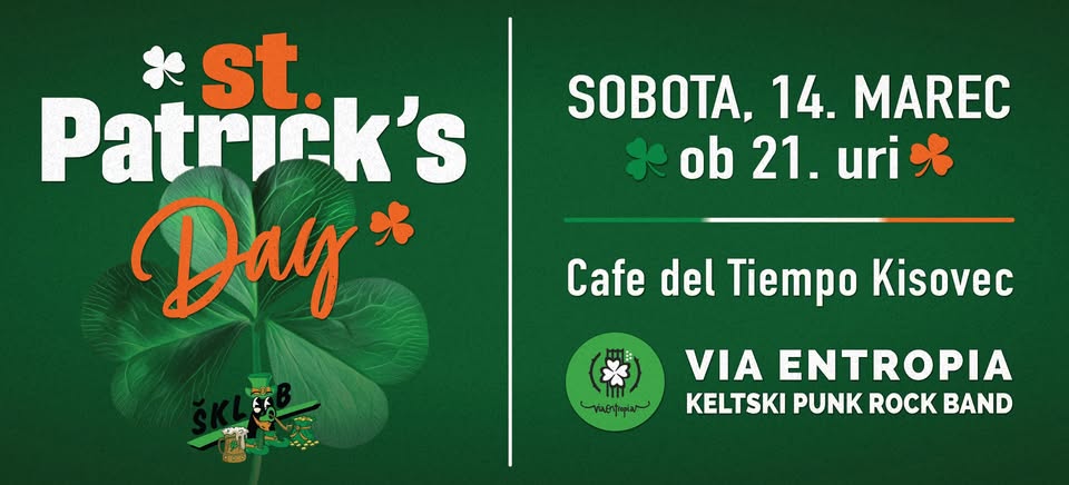 St. Patrick’s Day s ŠKLABOM