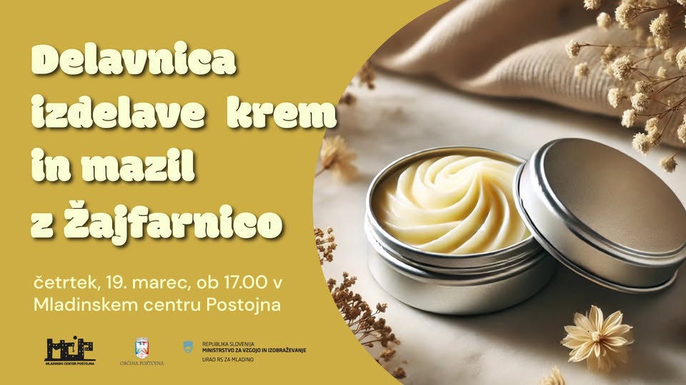 Delavnica izdelave krem in mazil