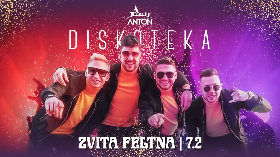 Zvita Feltna @Diskoteka Anton - Sobota, 4. april. 2026