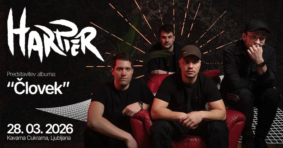 HARPIER - Predstavitev albuma ● Kavarna Cukrarna Ljubljana