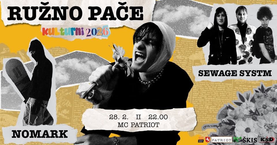 Kulturni 2026: Ružno Pače, Nomark, Sewage Systm