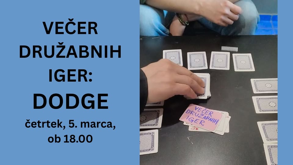 Večer družbnih iger: Dodge