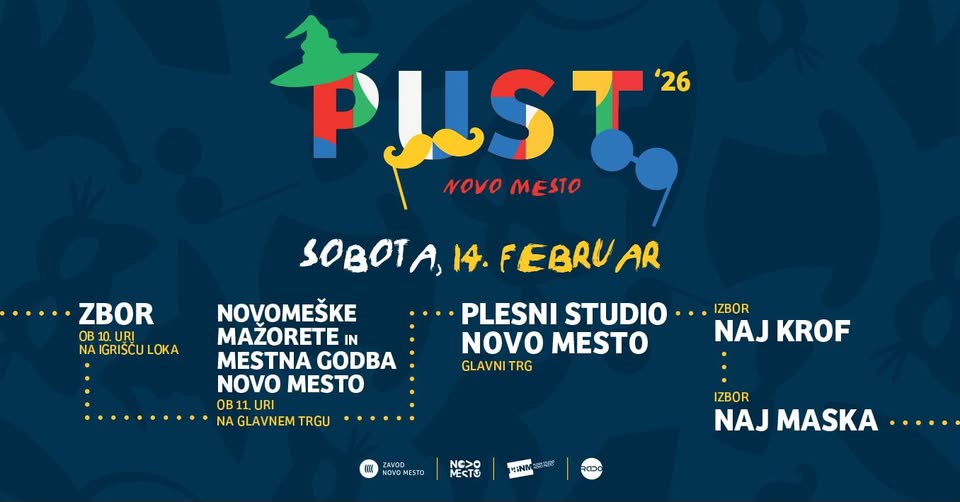 Pust Novo mesto 2026