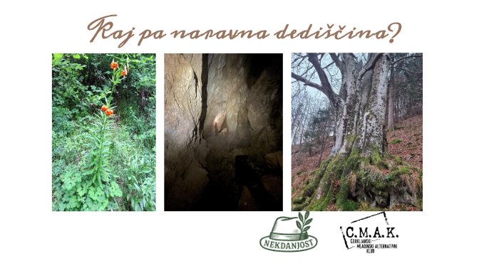 Kaj pa naravna dediščina?