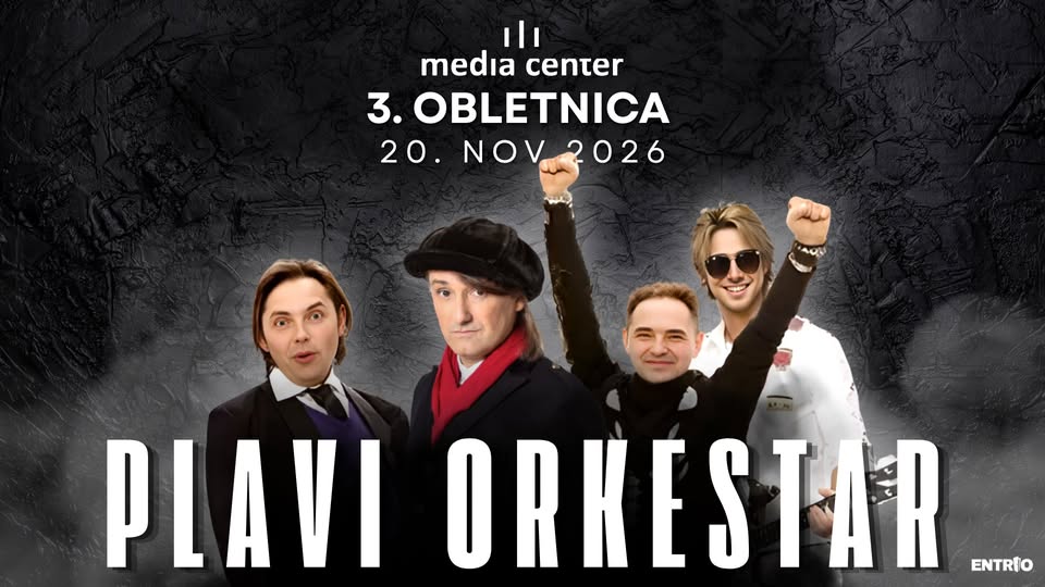 PLAVI ORKESTAR | 3. obletnica Media Centra, 20. November 2026
