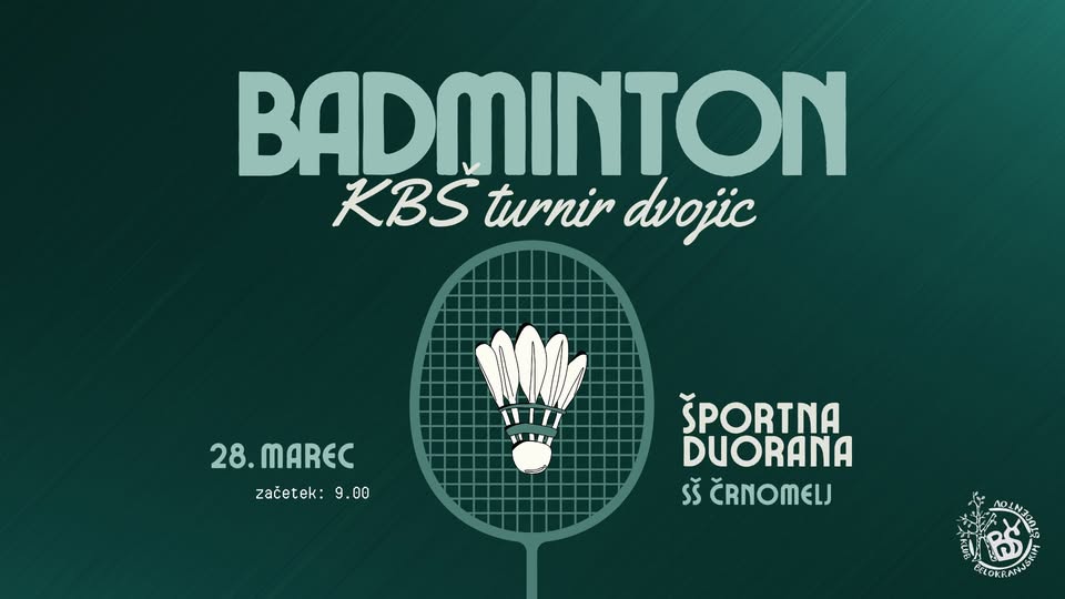 KBŠ badminton turnir