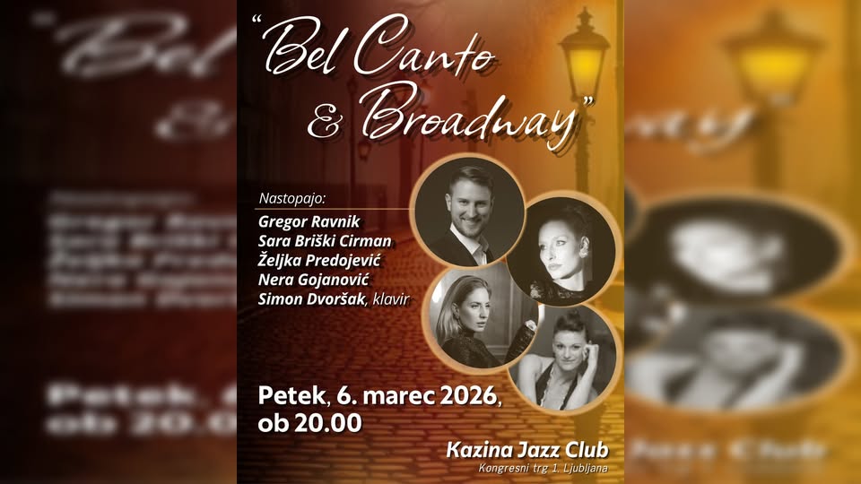 KONCERT OB DNEVU ŽENA: Večer opernih Arij in Broadwayskih uspešnic