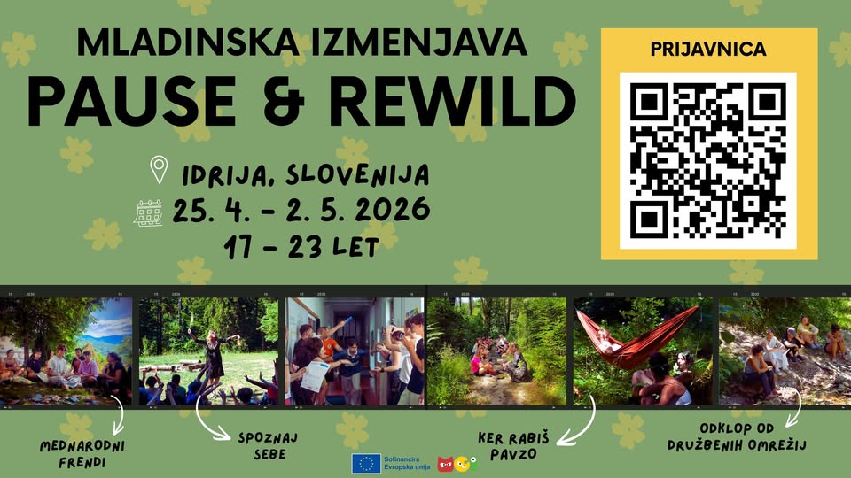 mladinska izmenjava PAUSE & REWILD