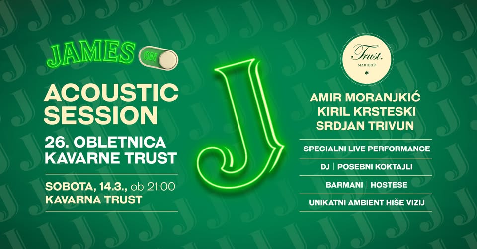 JAMESON EVENT ob 26. obletnici Kavarne TRUST