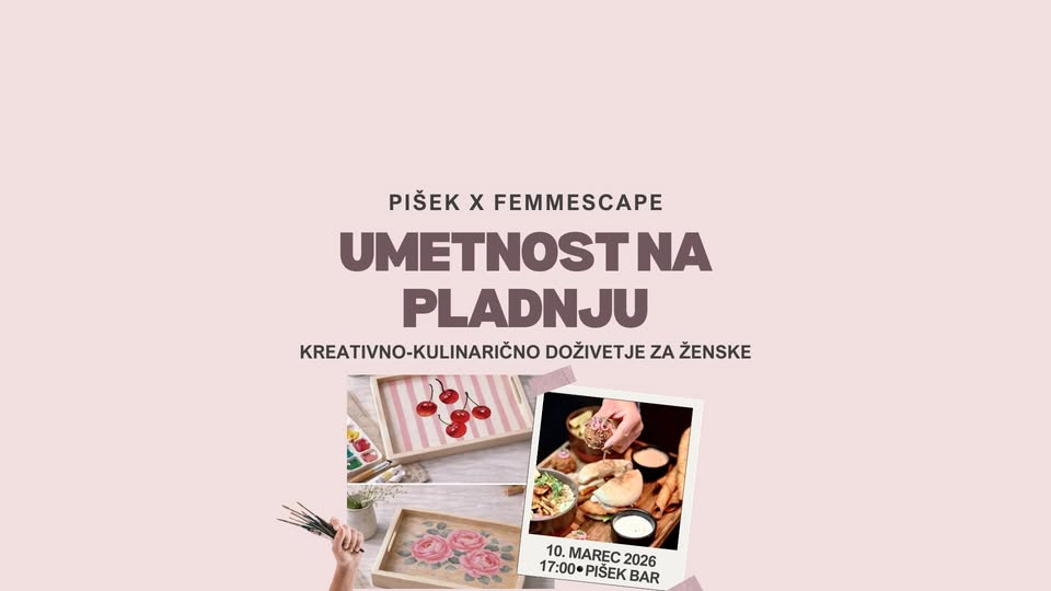 UMETNOST NA PLADNJU. Kreativno-kulinarično doživetje za ženske