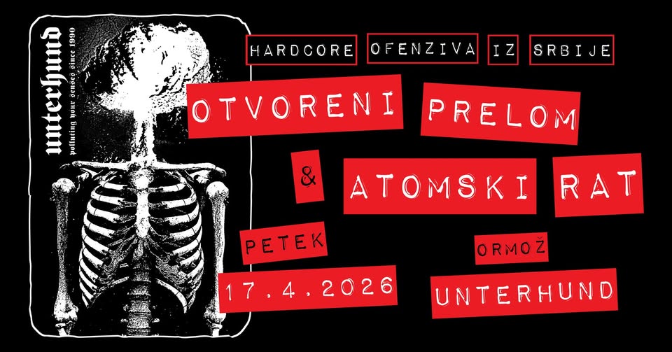 Koncert: OTVORENI PRELOM + ATOMSKI RAT