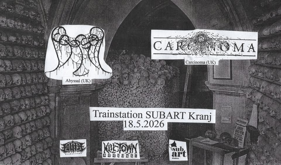 Death Metal Katakombe: ABYSSAL [UK] + CARCINOMA [UK]