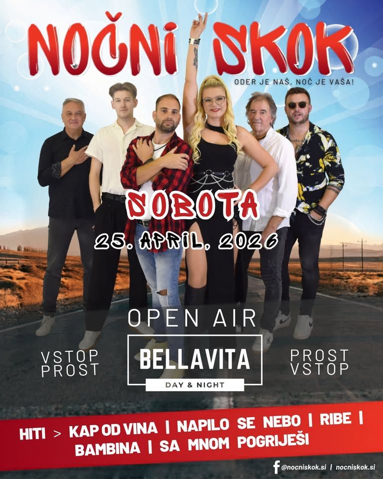 Nočni skok Open air koncert Bellavita Bar