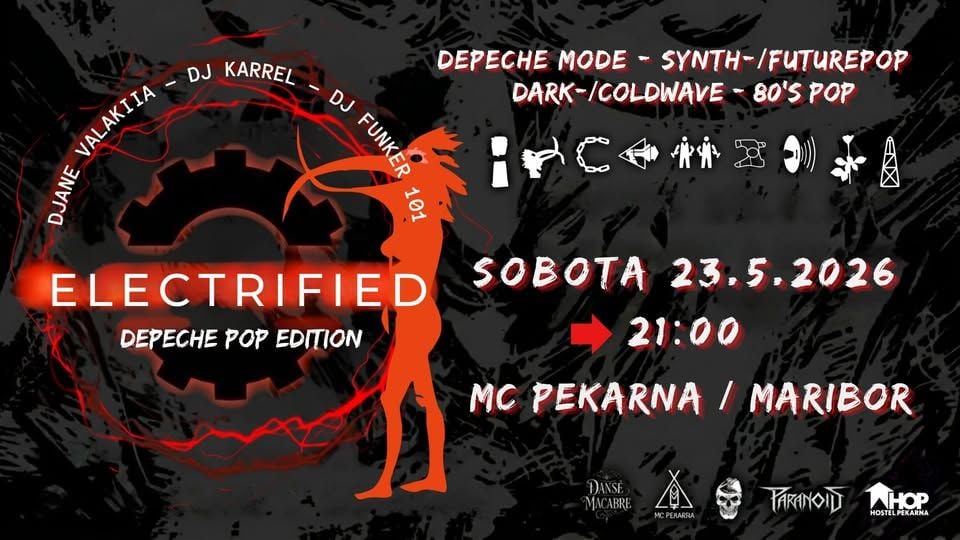 SOB 23. 5. 2026 / Depeche Pop Night / MC Pekarna
