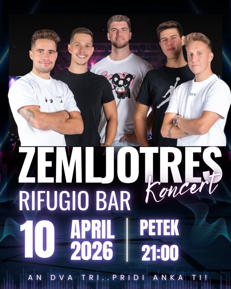 ZEMLJOTRES - RIFUGIO BAR - Petek 10.April