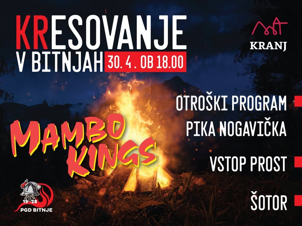 Kresovanje v Bitnjah s skupino Mambo Kings